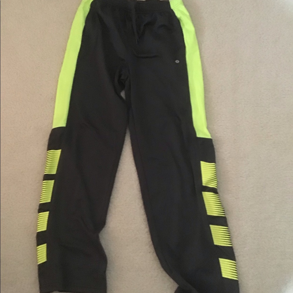 Safety green and grey pants